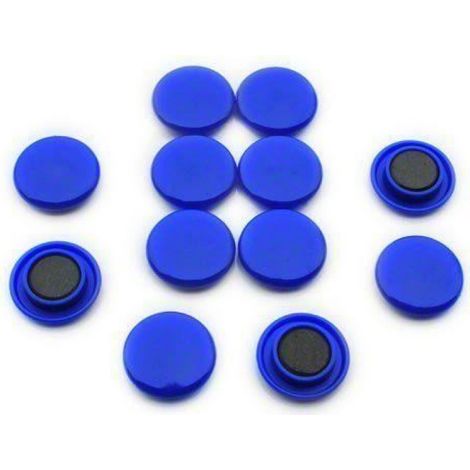 first4magnetsTM First4magnets F4M30-BLUE Paquet de 12 Aimants de panneau daffichage/planification Taille Medium 30 x 8