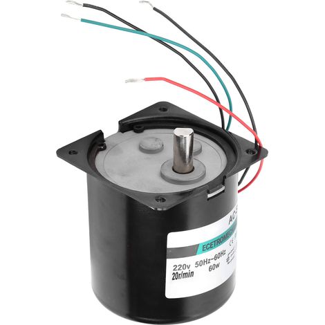 220-V-Wechselstrom-Synchronmotor, 20 U/min, Rechts-/Linkslauf, 60 W, XD80KTYZ, Permanentmagnet, hohes Drehmoment, für CNC-Werkzeugmaschinen (1/5)