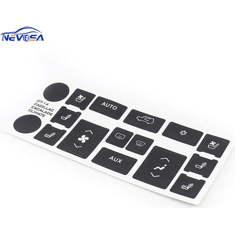 TZ-10 is a repair sticker for the dashboard of Cadillac air conditioning units manufactured between 2007 and 2014. (1/4)