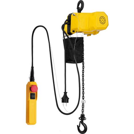 Palan à chaine palan électrique à chaine palan de levage électrique à chaine (capacité de charge : 150 kg, puissance du moteur : 240 w, hauteur de levage : 6 m (1/5)