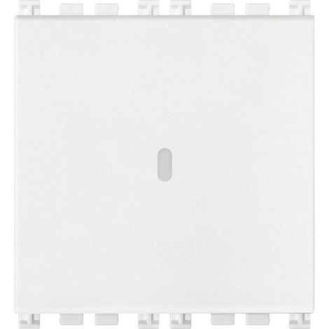VIMAR - 19100.2.B Interruttore 1P 10AX assiale 2M bianco