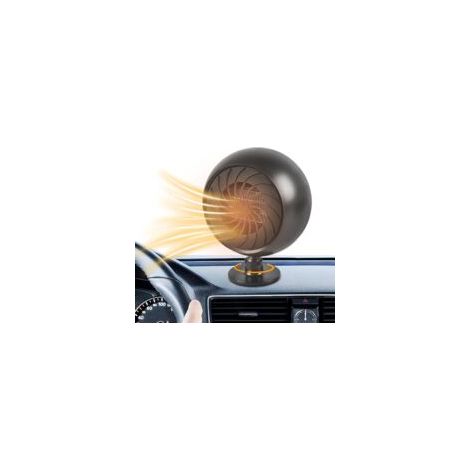 Adecuado para calentadores de coche Lntyq, 12V 180W, descongelador y empañador de parabrisas portátil, 2 en 1, descongelador rápido de coche, ventilador de parabrisas con ventosa.