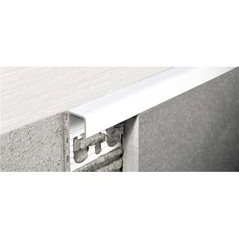 Projolly square alluminio verniciato stone white h=10 mm l=2,70 ml (1/2)