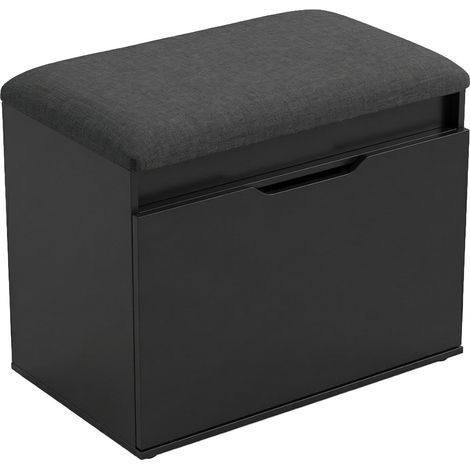 Schuhschrank mit Sitzfläche und Stauraum VIRA, 60 x 50 x 35 cm (1/5)