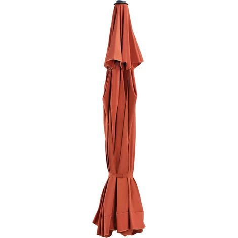 Ersatzbezug für Sonnenschirm Terracotta-Rot 500 cm