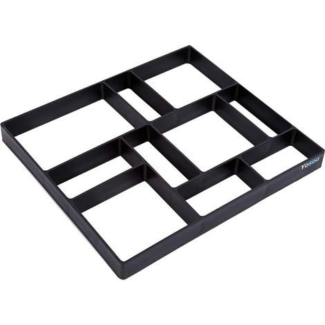 Moule à Pavé Moule à Béton Jardin Moule à Pavage Réutilisable pour Bricolage Décoration Allée Dalles de Trottoir Jardin Chemin Terrasse 45 x 40 x 4 cm (1/5)