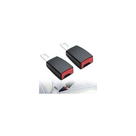 2pcs Rallonge Ceinture Sécurité Voiture,Extension de Ceinture de Sécurité, Ajusteur Ceinture de Sécurité Adapté aux Femme Enceinte/Obèse/Enfant (1/5)