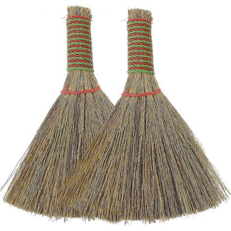 Set mit 2 Bürobesen, kleinen Besen mit kurzem Stiel, Staubbürsten für Zuhause – 14,00 x 10,50 x 1,80 cm (1/3)
