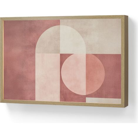 APLIQUE DE PARED Figuras - Abstracto - Rosa 60x40 cm (1/5)