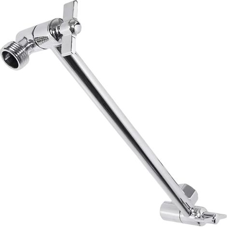 Supports de pommeau de douche en acier inoxydable, rallonge, bras d'extension réglable pour pommeau de douche, accessoires de salle de bain, bras d'extension de douche réglable (1/4)