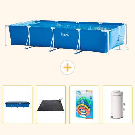 Intex Piscine Tubulaire Rectangulaire - 450x220x84 cm - 5-pièces S118 (1/5)