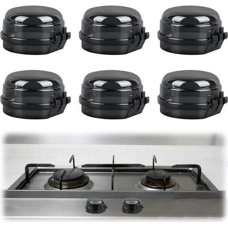 Set of 6 cooker knob protectors, gas cooker protectors, safety knobs.High quality enhances quality of life. (1/5)