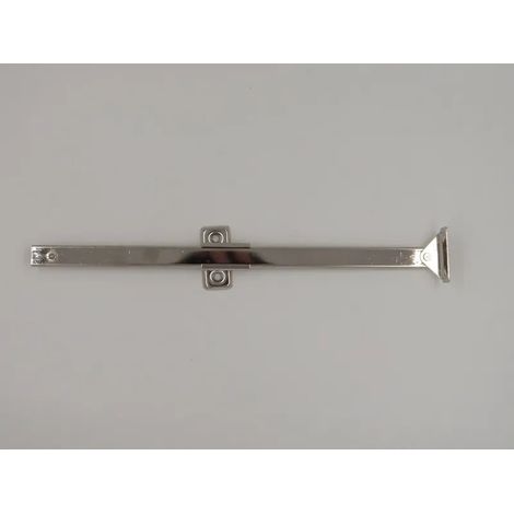 ASTA SNODATA A SCATTO 25 cm - Nichelato (1/2)
