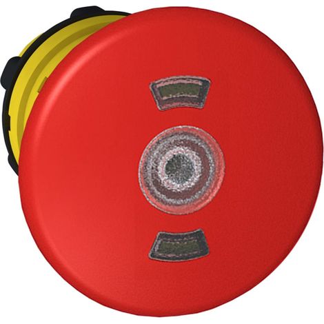 Bouton d'arrêt d'urgence Schneider Electric Rouge, Accrochage, Ø découpe 22mm, Harmony XB5 ( Prix pour 1 ) (1/2)