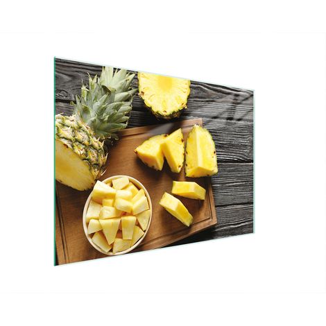 TAGLIERE IN VETRO 30x22 ANANAS (1/5)