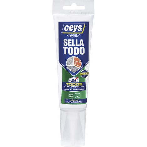 CEYS Sigillante Multiuso Sigillante Trasparente Tubo Compatto 125ml 505559