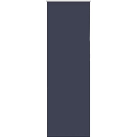 Verdunkelungsrollo Marineblau 85x210cm Stoffbreite 80,7 cm