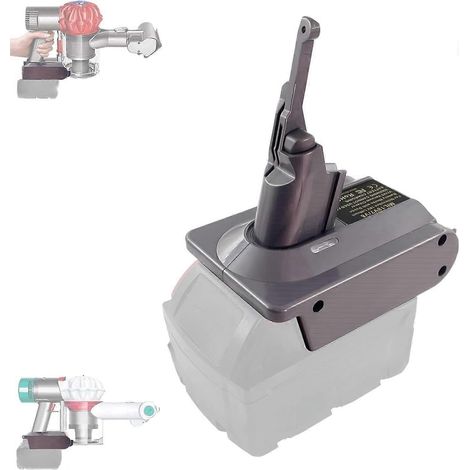 Batterie de remplacement pour aspirateur Dyson V7V8, adaptateur de batterie pour batterie au lithium Milwaukee 18V, pour Dyson V7V8 Absolute et V7V8 Animal. (1/4)
