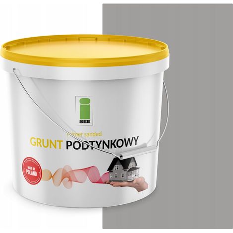Enduit de façade en silicone gris, primaire POD, 15 kg (1/5)
