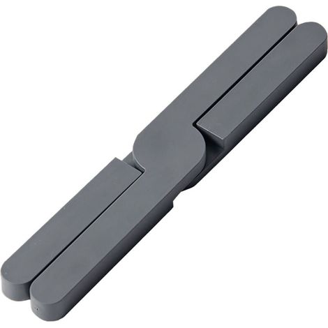 Dessous de plat pliable antidérapant, pliable, en forme de croix, en TPR résistant à la chaleur, pour la cuisine, gris foncé. Support pour casseroles et poêles chaudes. (1/5)