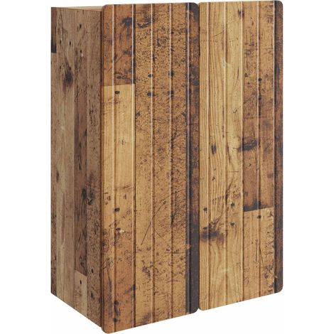 Wandschrank Altholz 66 x 34,5 x 92 cm Holzwerkstoff vidaXL