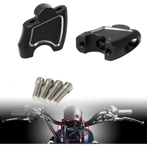 Suitable for modifying the Honda CM300 motorcycle, increasing the handlebar height, increasing the handlebar height of the Rebel 500, repositioning the rear seat. (1/5)