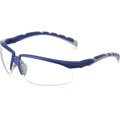 3M 71505-00002M Occhiali di Protezione, Antigraffio, Antiappannamento, Trasparente (1/3)