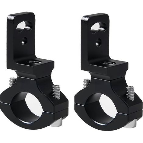 supports universels pour guidon de moto 22 25 mm 7/8 pouces, fixation pour phare de projecteur, collier de serrage pour tube.