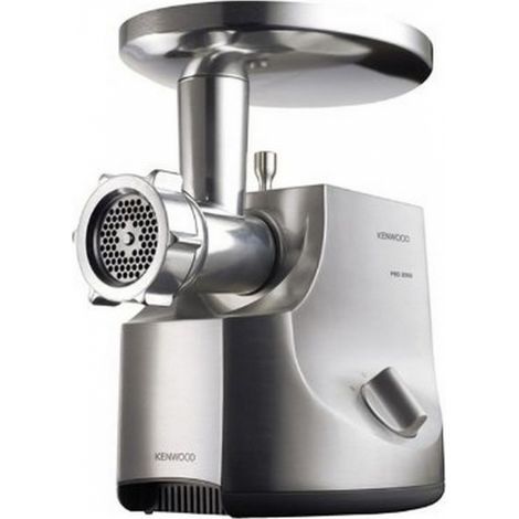 Fleischwolf - KENWOOD MG700 - 2000W - 3kg/min - 3 Siebe - 2 Adapter - gebürstetes Aluminium