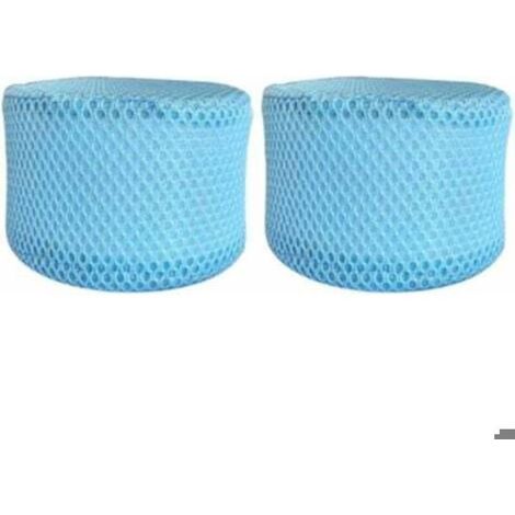 HOXILEELEOPack de 2 filets de protection compatibles avec le filtre du spa Mspa, housse en filet pour filtre à plis de rechange Mspa 90 (1/5)
