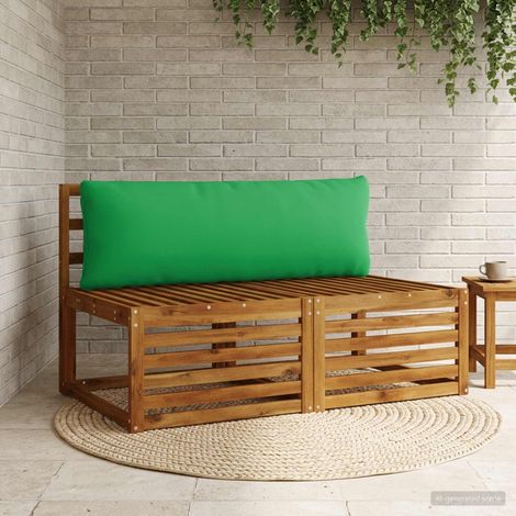 vidaXL 1-Piece Back Cushion PUTTEN 100% Polyester Green (1/5)