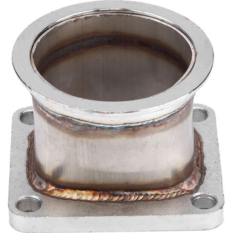 Bride d'adaptateur de turbocompresseur, adaptateur de bride de bande en V haute résistance antirouille 3 pouces/76 mm résistant à l'usure pour T4 Turbo