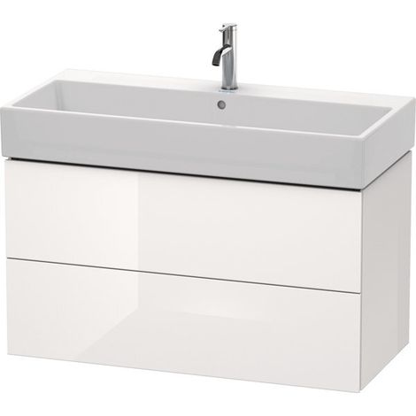 Duravit L-Cube bâti-support lavabo suspendu, 2 tiroirs, (1/5)
