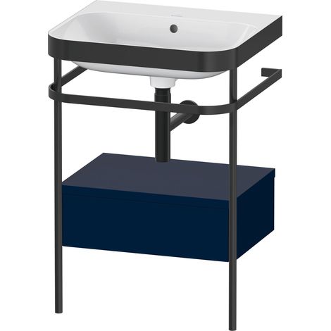 Duravit Happy D.2 Plus c-bonded Set mit Metallkonsole und