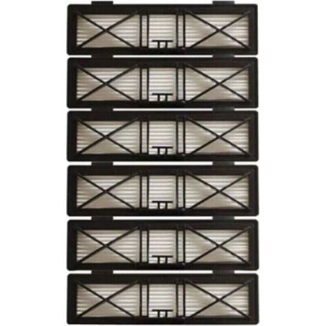 Lot de 6 filtres HEPA pour Neato Botvac D7 D3 D4 D5 D6 D70 D75 D80 D85 pour filtres Neato Botvac 75e 80 85 pièces-- (1/4)