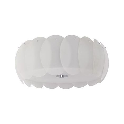 Ideal Lux Ovalino - 8 Light Large Ceiling Flush Light Weiß, E27 (1/2)