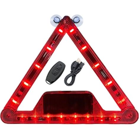Feux Stroboscopiques à LED,Triangle de signalisation avec (1/5)