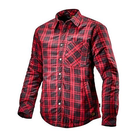 Camicia da Lavoro Diadora Padded Shirt Nero/Rosso - 702.172758 - size M