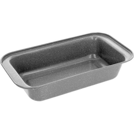 Plaque de cuisson pour moule à cake 28 x 15,4 x 6 cm, grise