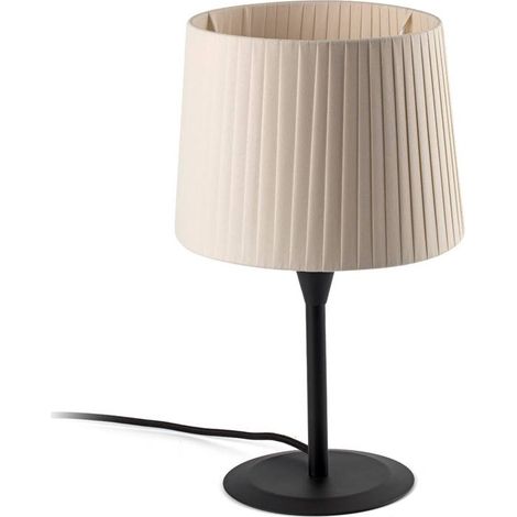 SAMBA Lampe mini table noire/enrubannée beige 64317-35 (1/4)