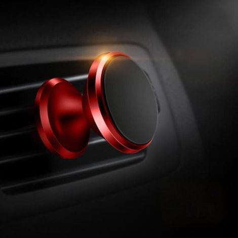 Supporto magnetico per auto, regolabile a 360 gradi, potente supporto magnetico, adatto alle bocchette di ventilazione dell'auto, accessorio universale compatibile con tutti gli smartphone (1/4)