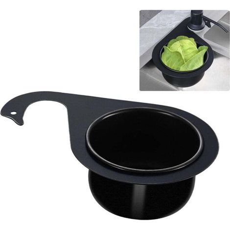 Panier à Filtre en Acier Inoxydable en Forme de Cygne pour Évier, Multifonct pour Égouttoir Cuisine, Panier d'Évier en Acier Inoxydable, Passoire D'angle pour Fruits Et Légumes