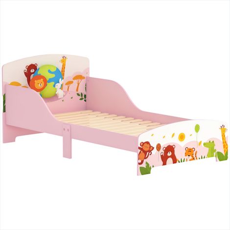 Lit enfant Ensemble 70 x 140 cm avec sommier à lattes finition (1/5)