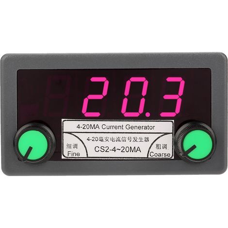 Analog Signal Generator to Digital Current 4-20mA - Fine/Coarse Adjustment, Constant Output (1/5)
