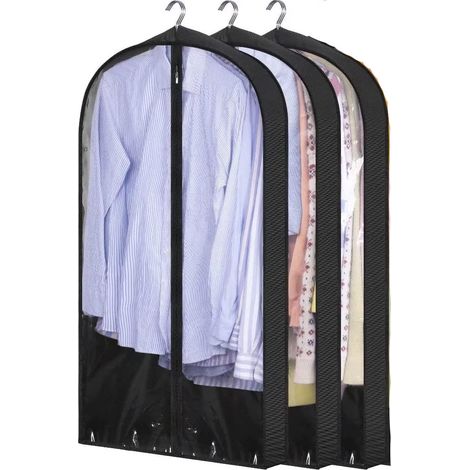 3 Sacs Pendentifs Transparents 10cm 127x60x10cm Rangement (1/5)