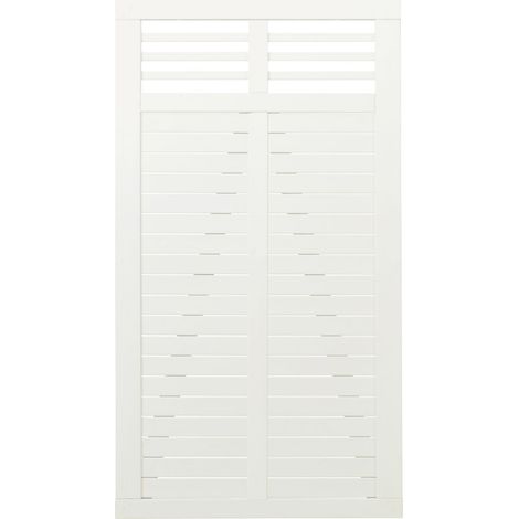 Plus Tor Decora 100 x 180 cm RAL 9010 Weiß