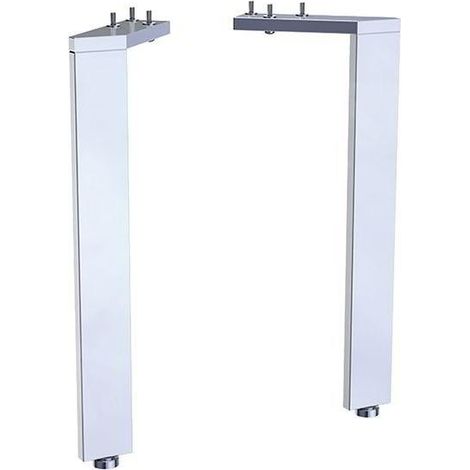Geberit Acanto - Pieds pour meuble, 316 mm, aluminium/chrome 500.657.00.2 (1/2)