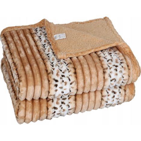 Coperta Inno "orsacchiotto-agnellino" con motivo soffice, 9 pezzi, 160x200 (1/2)