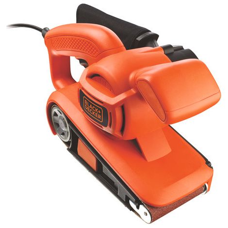 Black & Decker – Ponceuse à bande filaire 75 x 457 mm – Vitesse 206 m/min – Sac collecteur de poussières – Pour ponçage bois dur (1/10)
