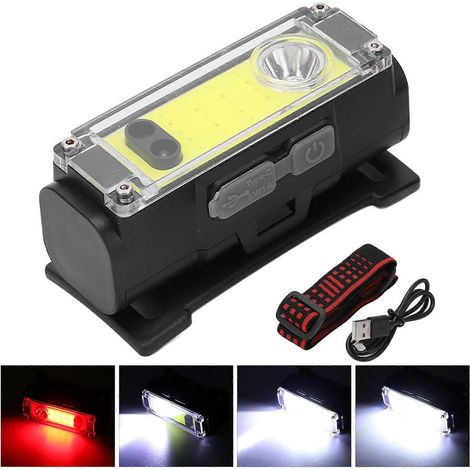 2024 USB-wiederaufladbare Multifunktions-Stirnlampe, ultrahelle Stirnlampe für Outdoor-Camping und Angeln. (1/5)